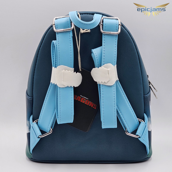 Loungefly How To Train Your Dragon Toothless & Light Fury Babies Mini Backpack - Picture 5 of 5